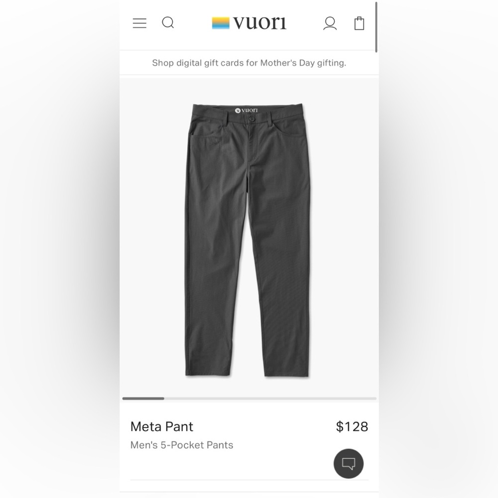 Men’s Vuori Meta 5-Pocket Pants